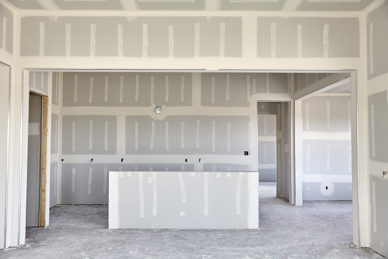 Drywall Installs For Think Construction Services