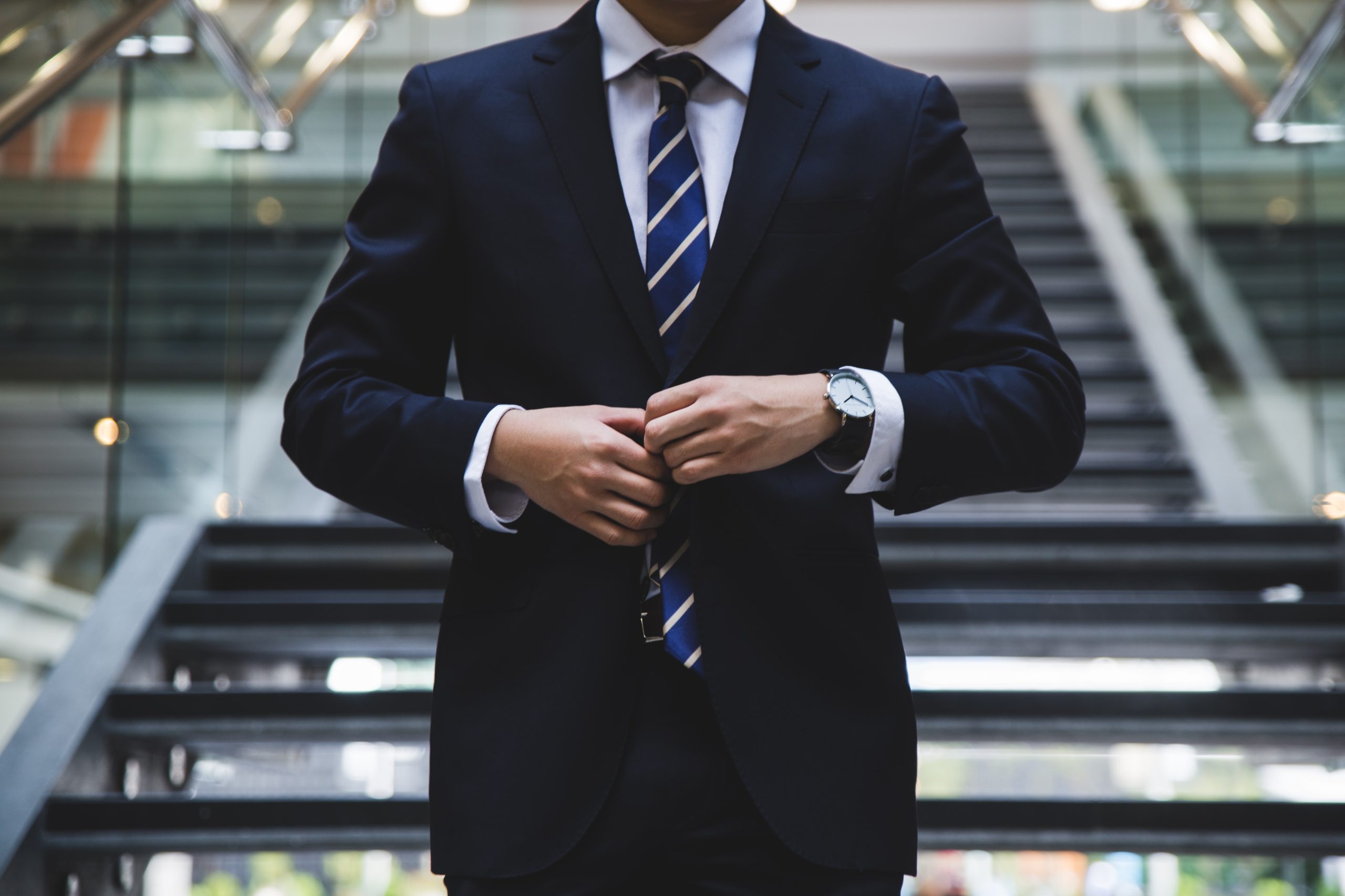 Motivated Man In Suit