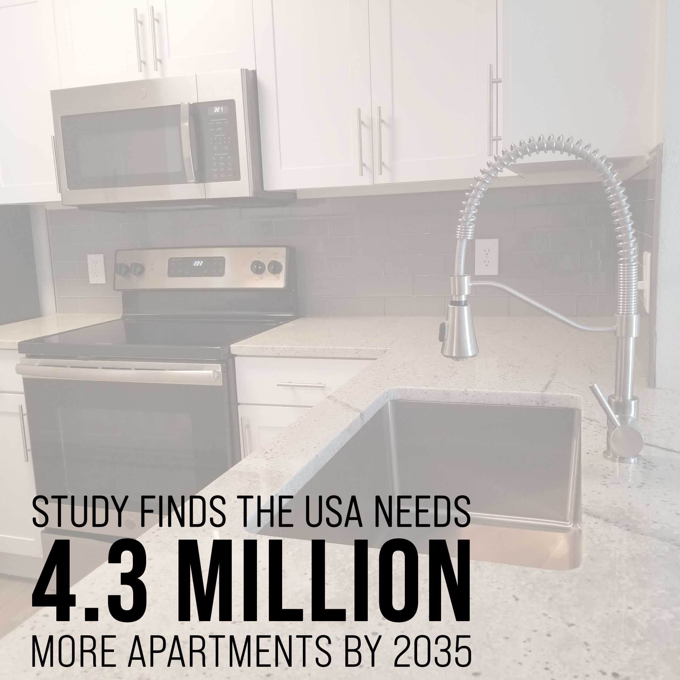 Study Finds The USA Needs 4.3 Million More Apartments by 2035