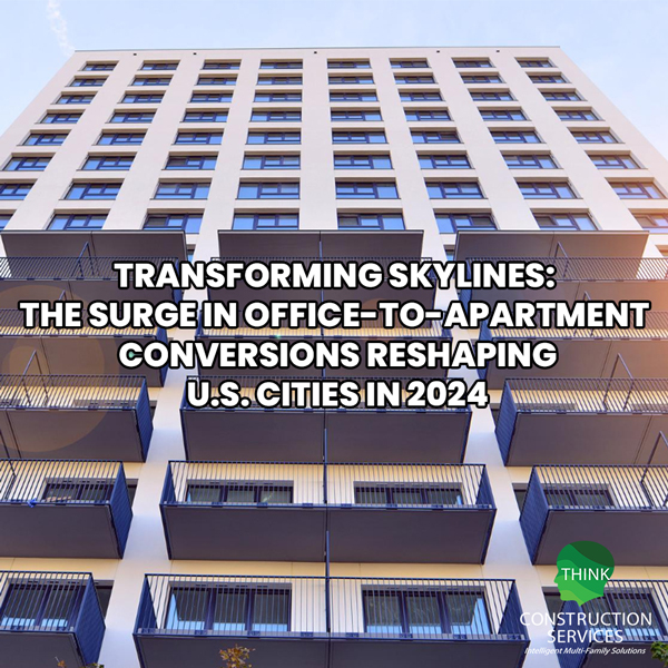 Transforming Skylines: The Surge in Office-to-Apartment Conversions Reshaping U.S. Cities in 2024