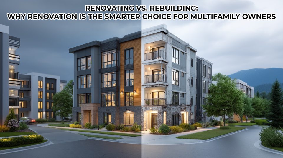 Renovating vs. Rebuilding: Why Renovation is the Smarter Choice for Multifamily Owners